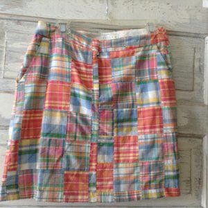 Tweeds Plaid Skirt(Size 8)
